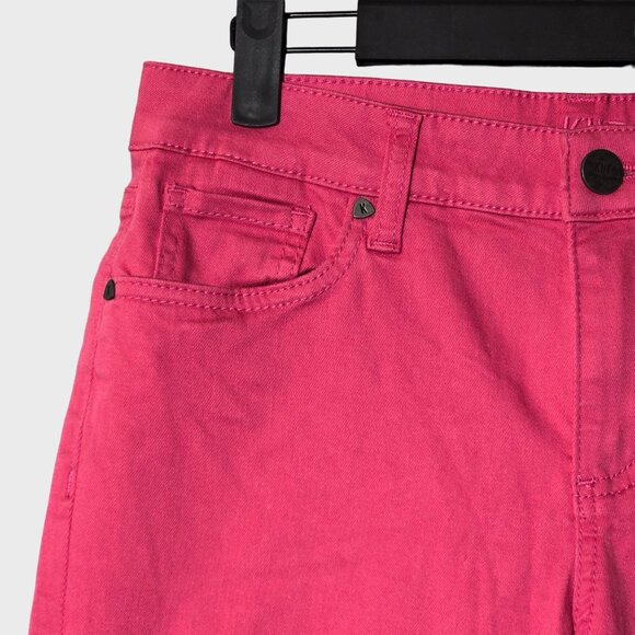 Kut From The Kloth Crop Skinny Jeans Honey Suckle Pink Size 6 NWT - Picture 3 of 9